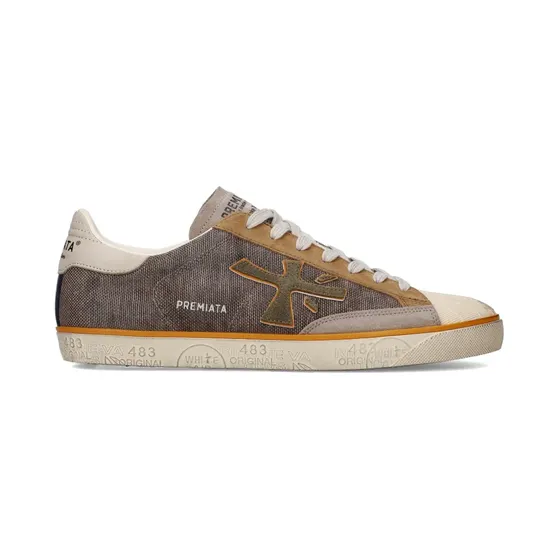 Premiata Steven 8051 met vlakken “Brown” (STEVEN8051)