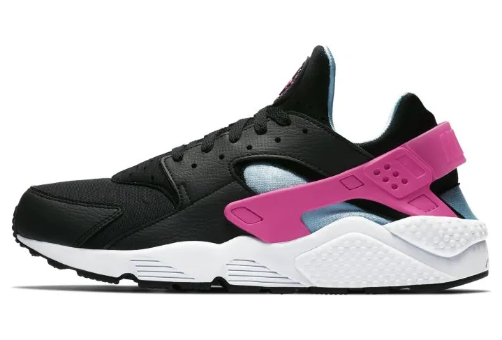 Nike Air Huarache Run ‘South Beach’ Black/Laser Fuchsia Blue Gale (BV2528-001)