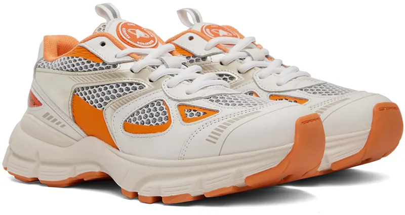 Axel Arigato White & Orange Marathon Runner (F0158047)