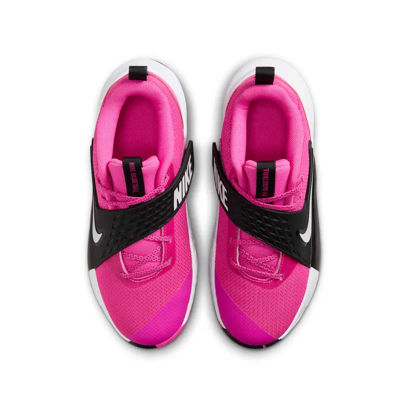 Nike Team Hustle D 12 Laser Fuchsia Black White (HF6279-600)