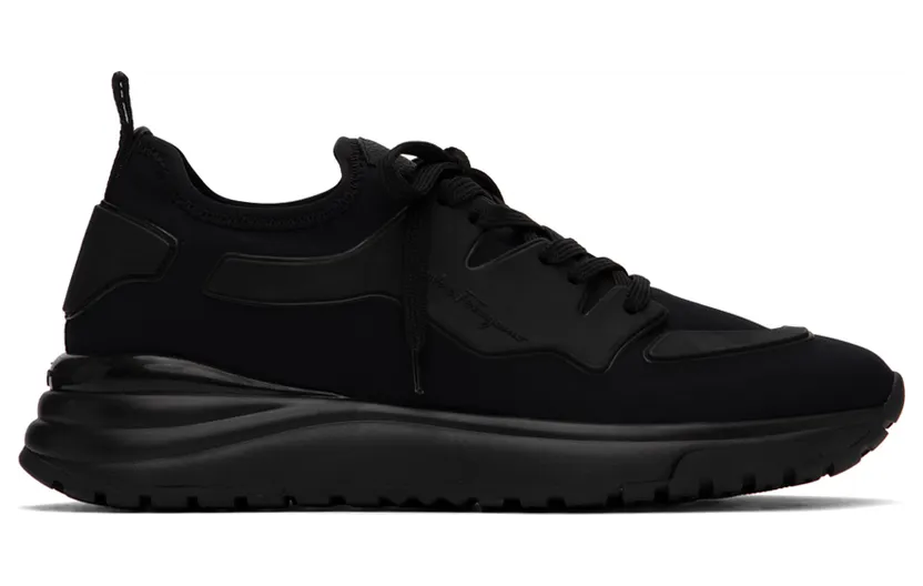 Salvatore Ferragamo Black Pocket Sneakers (742175 020173001)