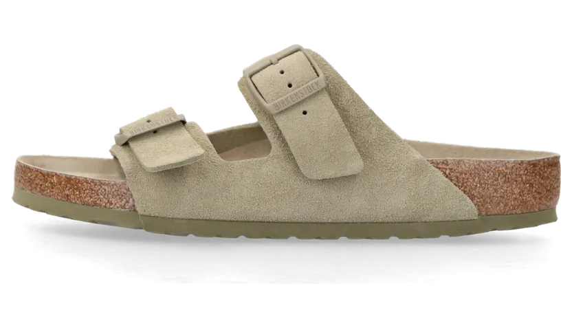 Birkenstock Arizona BS Suede Faded Khaki (1019045)