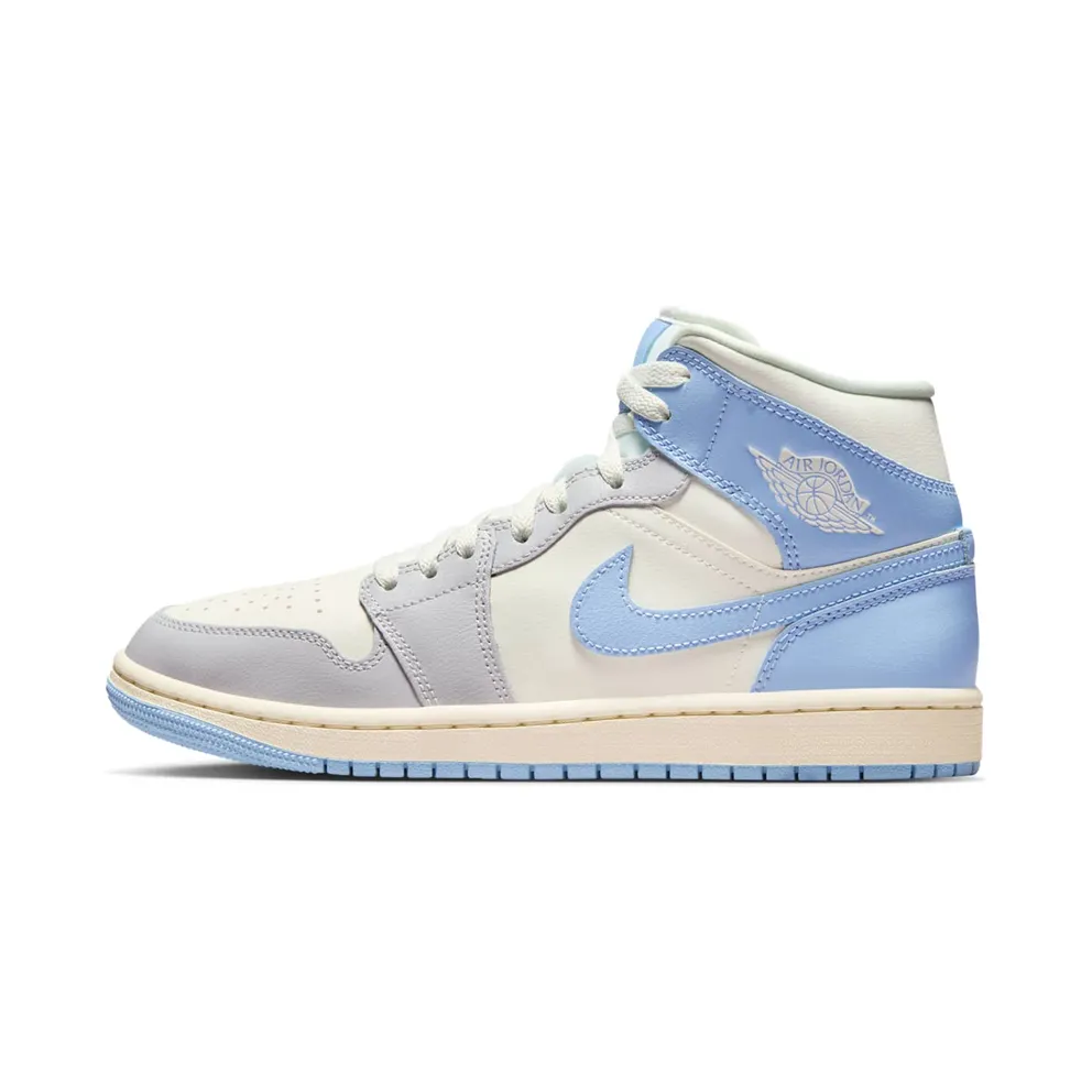 Air Jordan 1 Mid “Psychic Blue Sail Coconut Milk” (BQ6472-402)