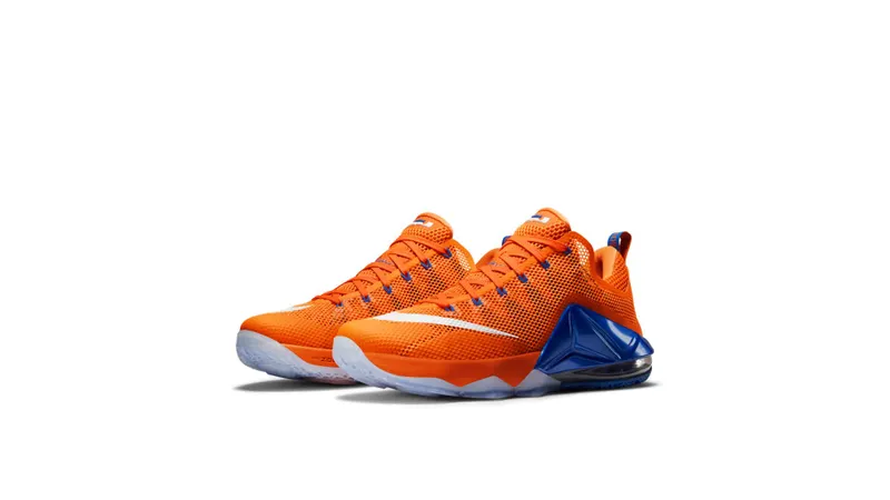 Nike LeBron 12 Low Cavs Classic Bright Citrus/White-Total Orange-Soar (724557-838)