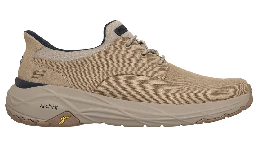Skechers Slip-ins Relaxed Fit: Arch Fit Maverick – Wolfe Sneaker Taupe