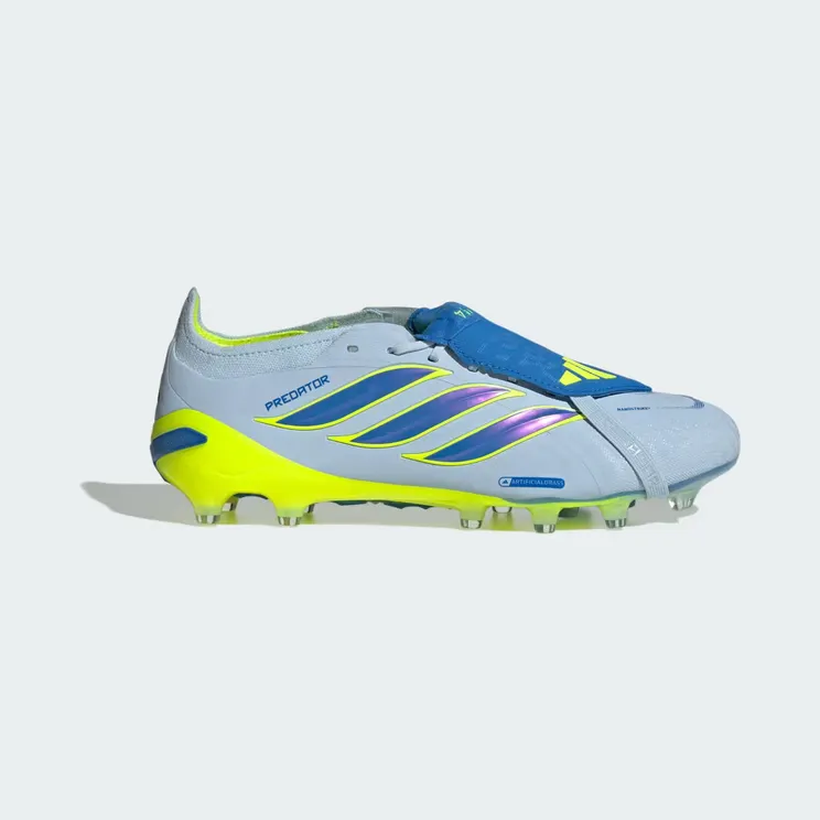 adidas Predator Elite Fold-over Tongue Artificial Ground Football Boots “Crystal Sky / Ray Blue / Team Solar Yellow 2” (JR5900)