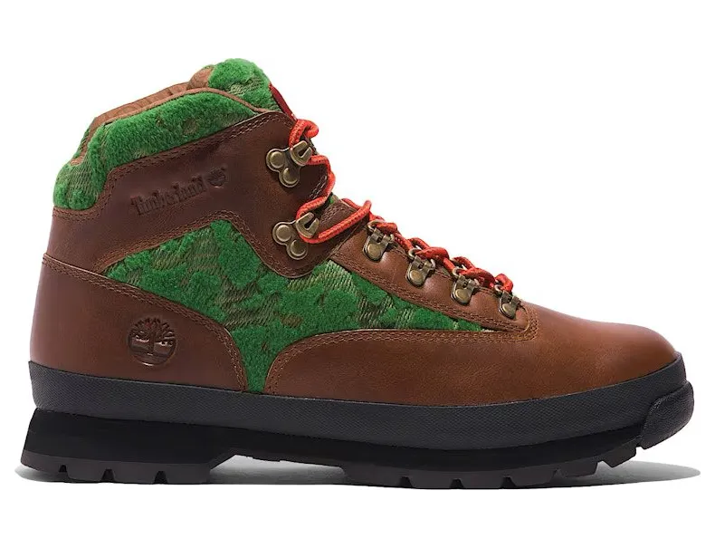Timberland Euro Hiker Mid Black Pioneers (TB0A2PJ3-EM4)
