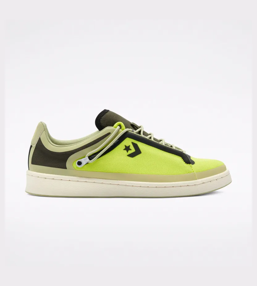 Converse Pro Leather Low ‘Seam Tape – Lemon Venom’ Lemon Venom/Black/Egret (169523C)