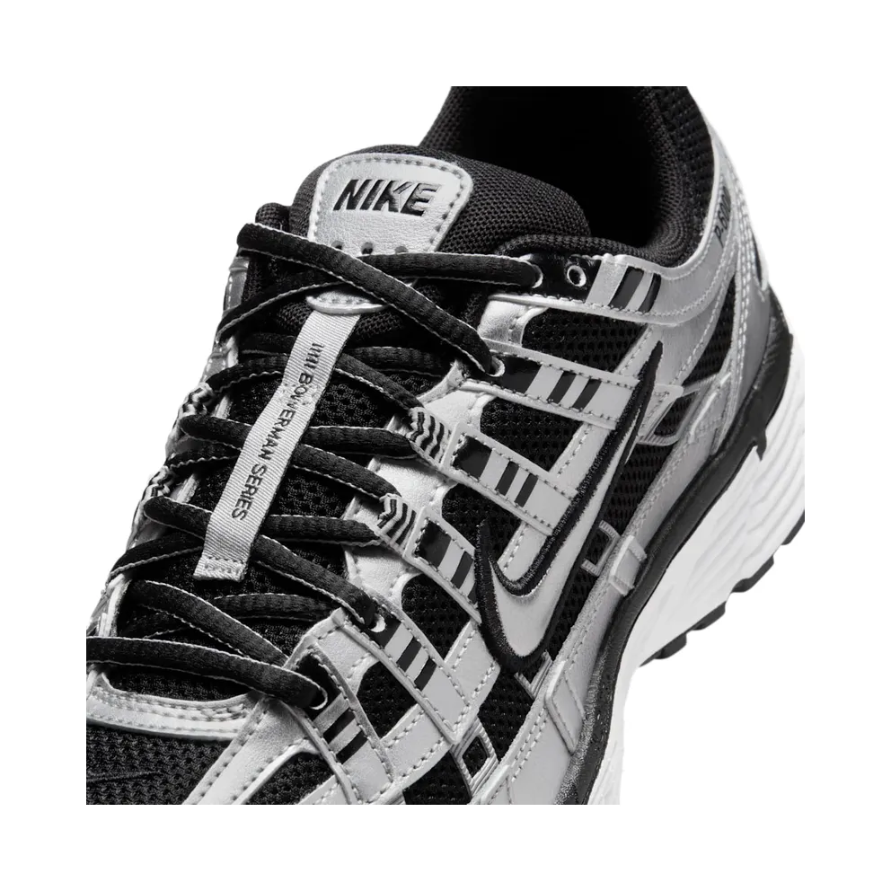 Nike P-6000 Metallic Silver Black White (BV1021-013)