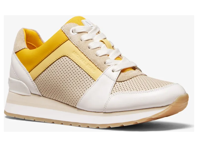 Michael Kors Dreifarbiger Sneaker Billie Ecru Multi (43T0BIFS2L)