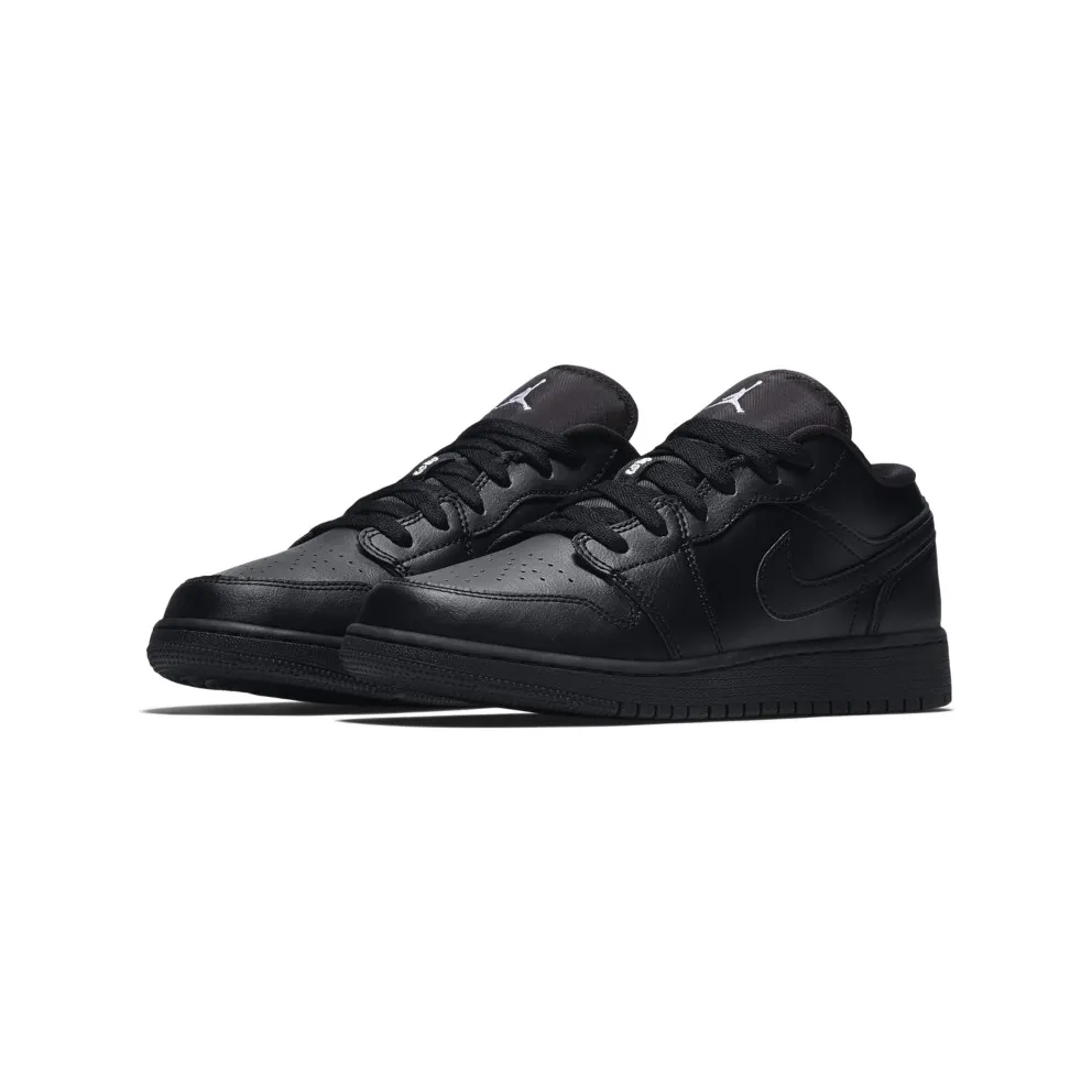 Jordan 1 Low Black (GS) Black/White-Black (553560-006)