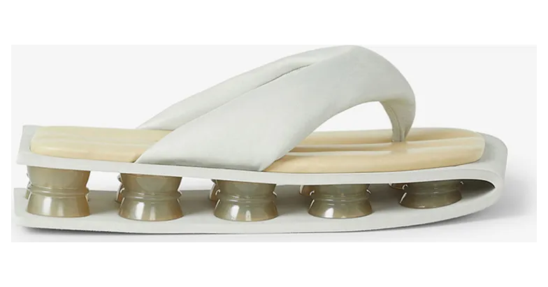 KENZO Tongs KENZORI en cuir (FB52MU030L51)
