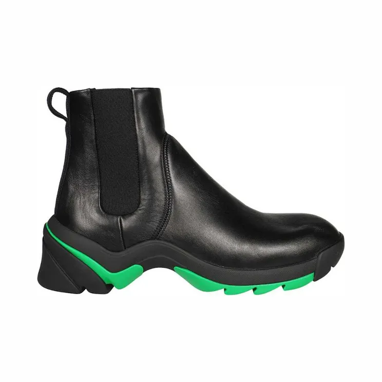 Bottega Veneta Flash High Top Black Green (668586VBSD01295)