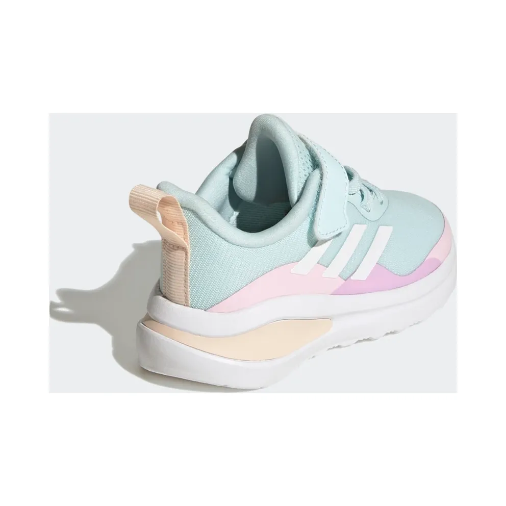 Adidas FortaRun Sport Running Elastic Lace and Top Strap Almost Blue / Cloud White / Clear Pink (GZ1819)