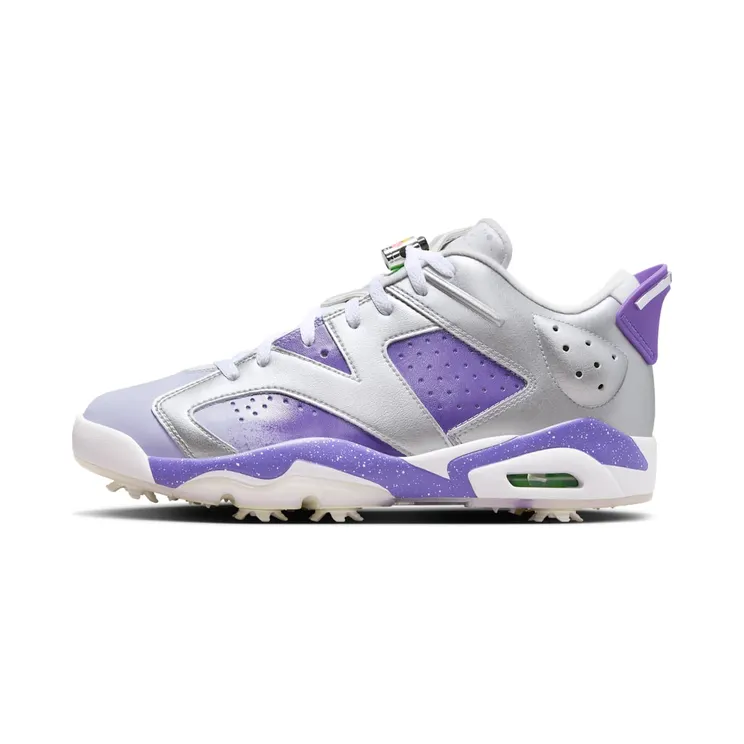 Air Jordan 6 Low Golf U.S. Open “Metallic Silver / Action Grape / White / Oxygen Purple” (FD0205-055)
