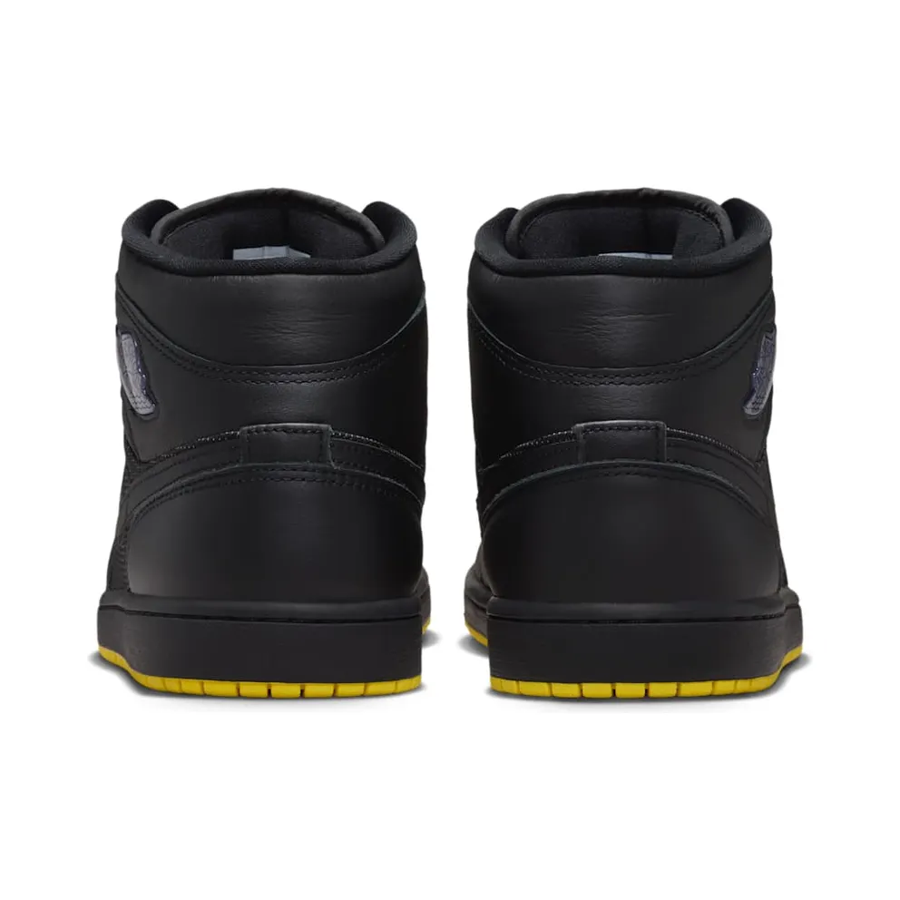 Air Jordan 1 Mid – Comic – “Black / Opti Yellow / Silver” (IO2052-001)