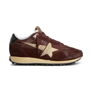 Golden Goose Marathon mit Sternpatch “Brown” (GWF00683F007841)