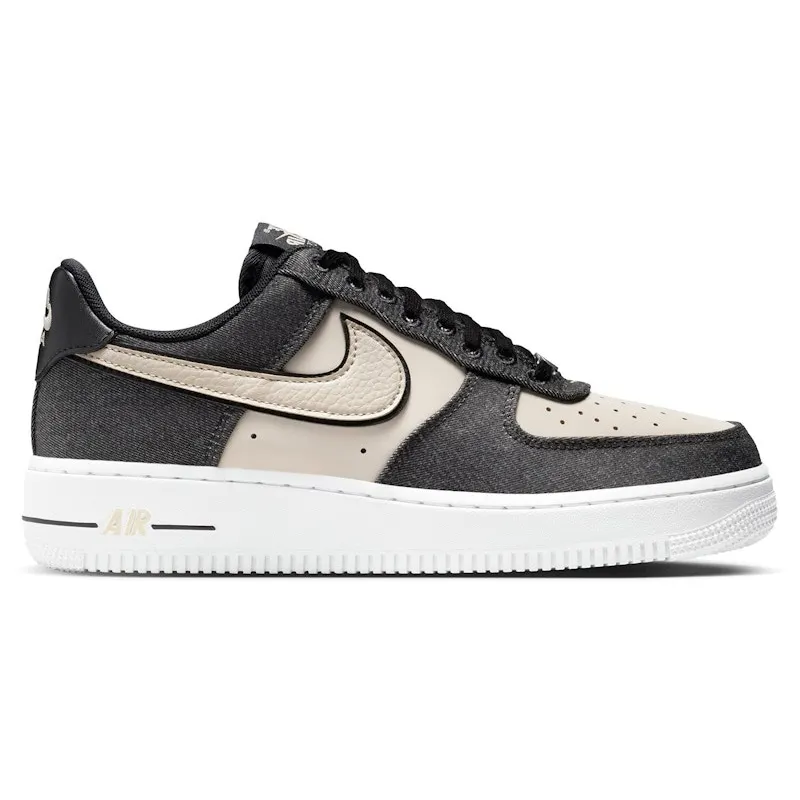 Nike Air Force 1 Low ’07 SE Black Denim Net (IB6642-001)