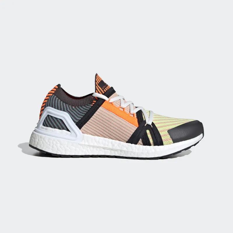adidas Ultra Boost 20 Stella McCartney Light Flash Yellow Soft Powder (W) Light Flash Yellow/Soft Powder/Utility Black (FW6360)