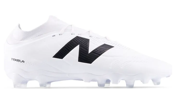 New Balance Tekela Team Low Laced FG V5 White Black Silver (ST3FWG5)