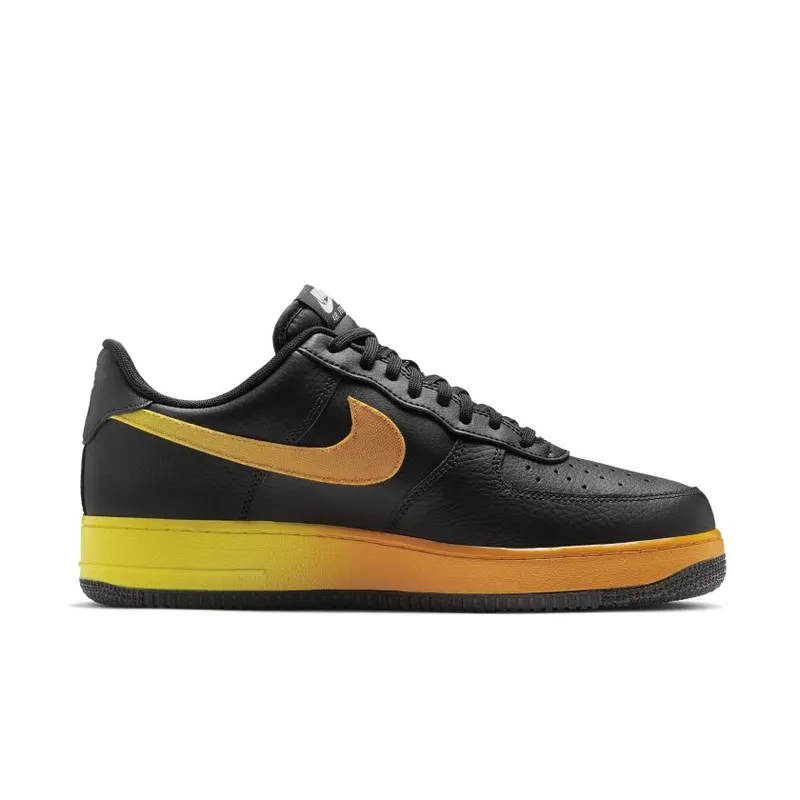 Nike Air Force 1 Low Black Yellow Orange Black/Opti Yellow-Orange Peel (CJ0524-001)