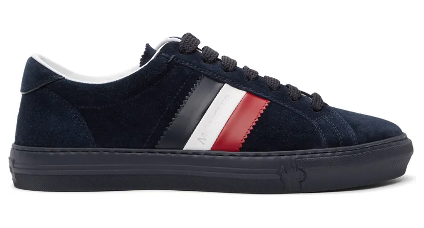 Moncler Navy Suede New Monaco Sneakers (4M714 – 40 – 01A96)