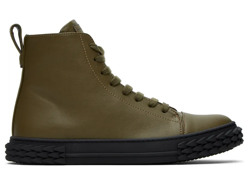 Giuseppe Zanotti Khaki Blabber Sneakers (RU20028-93152)