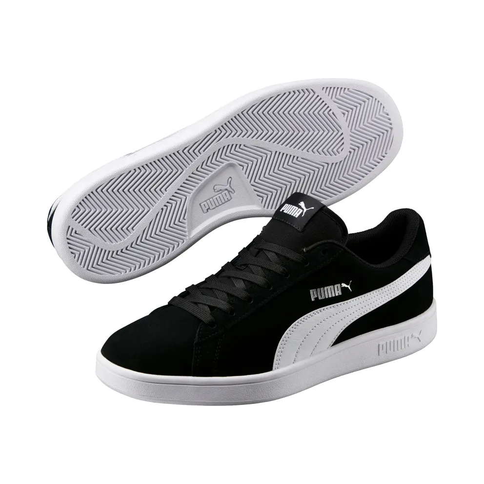 Puma Smash v2 Silver/Black/White (364989-01)