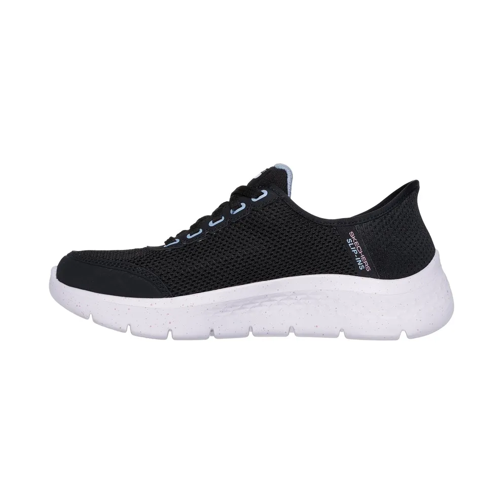 Skechers Slip-ins Waterproof: GO WALK Flex – Clear Creek Sneaker Black/Mauve