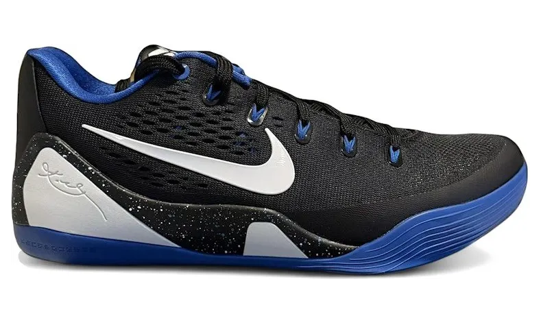 Nike Kobe 9 EM Low Protro Duke Blue Devils PE Black (HV57331785903)