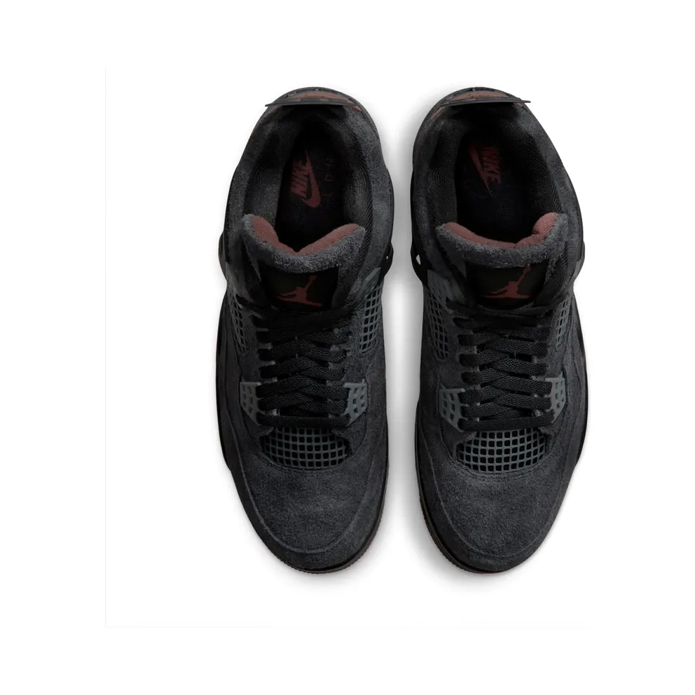 Air Jordan 4 – “Black / Red Bark-Dark Smoke Grey-Smoke Grey-Hemp” (IV6048-001)