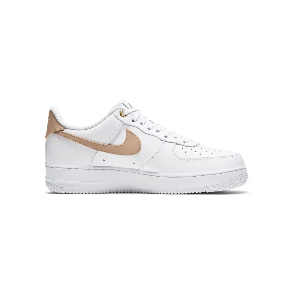 Nike Air Force 1 Low White Vachetta Tan White/Black-Metallic Gold-Vachetta Tan (CU6675-100)