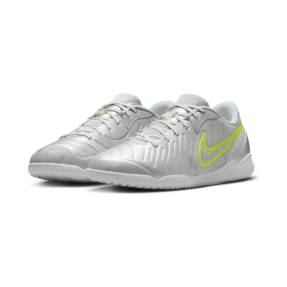 Nike Tiempo Legend 10 Academy IC Metallic Silver Volt White (DV4341-001)