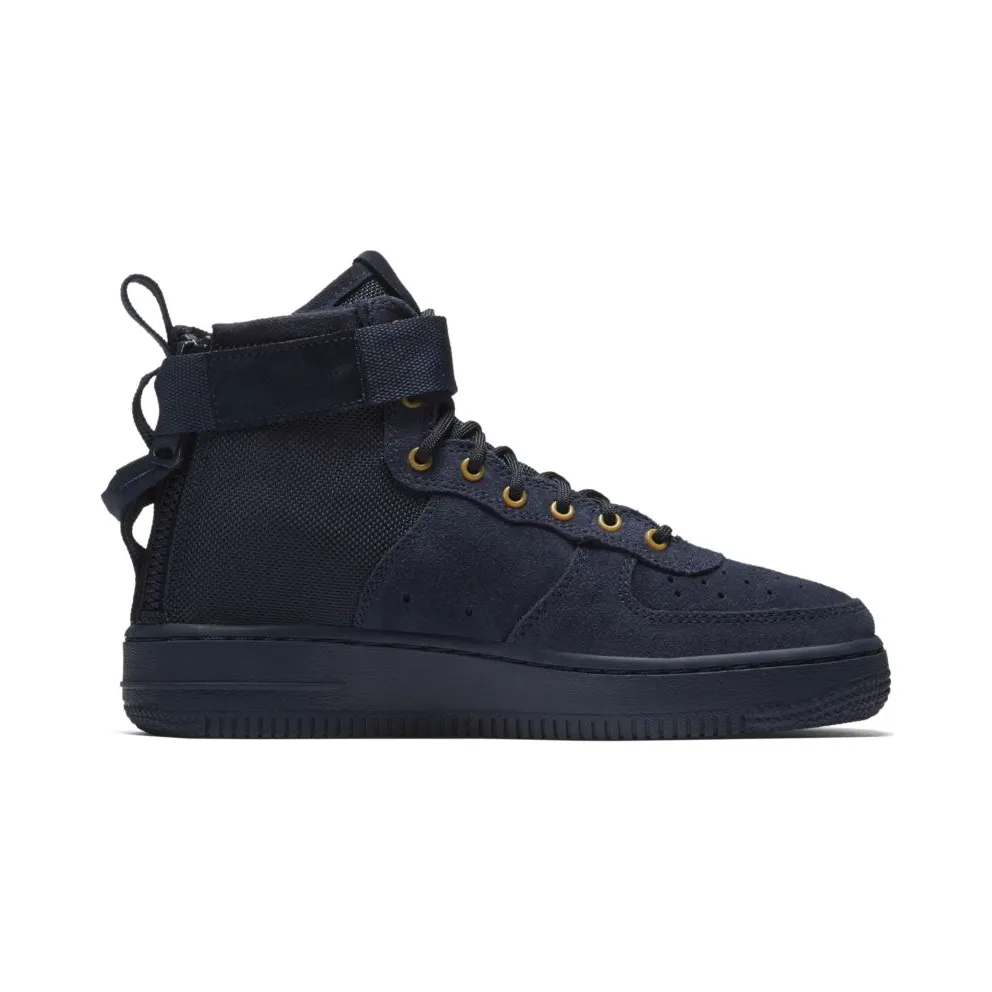 Nike SF Air Force 1 Mid Obsidian Black (GS) Obsidian/Obsidian-Black (AJ0424-400)