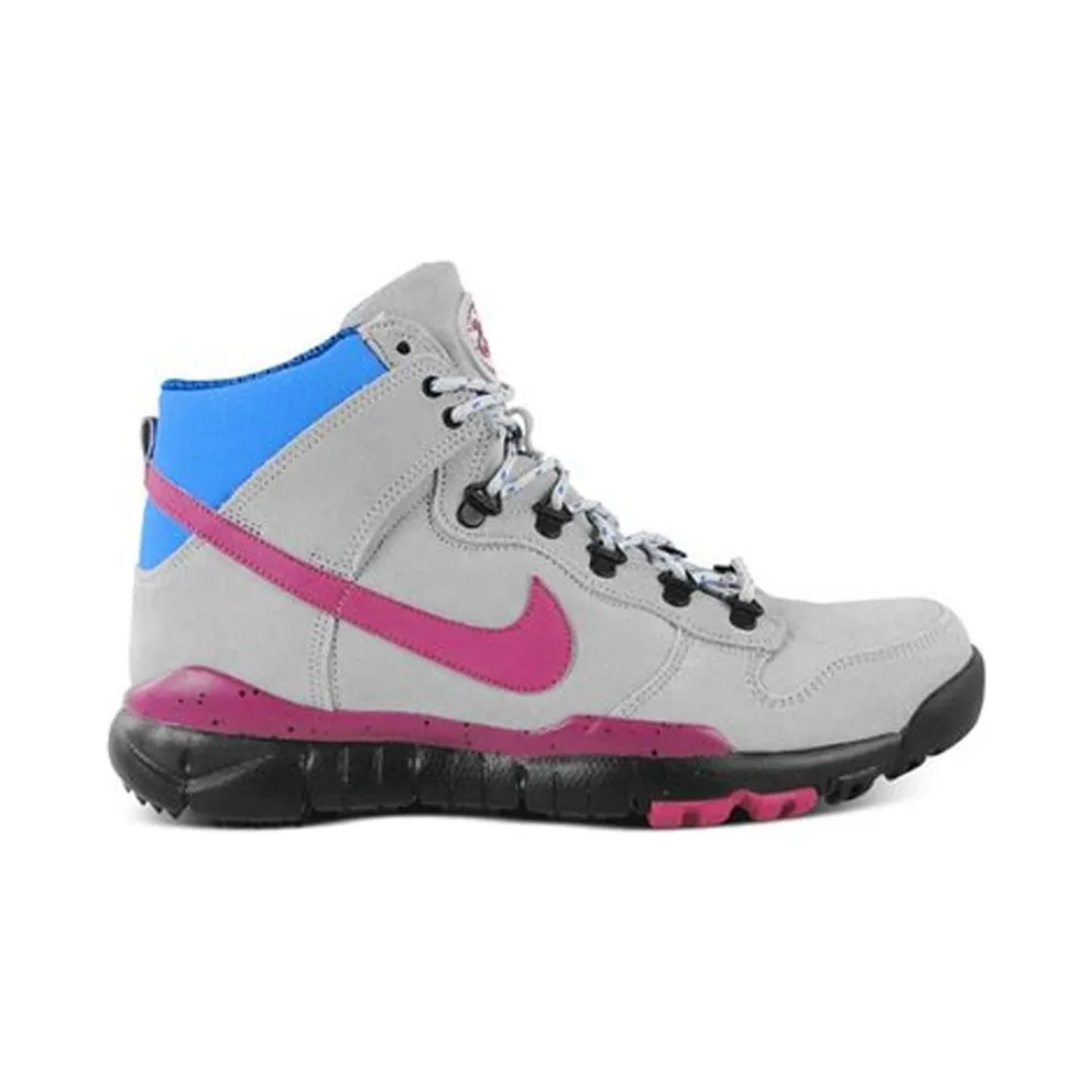 Nike Dunk High OMS Stussy Wolf Grey/Rave Pink-Photo Blue (576611-064)