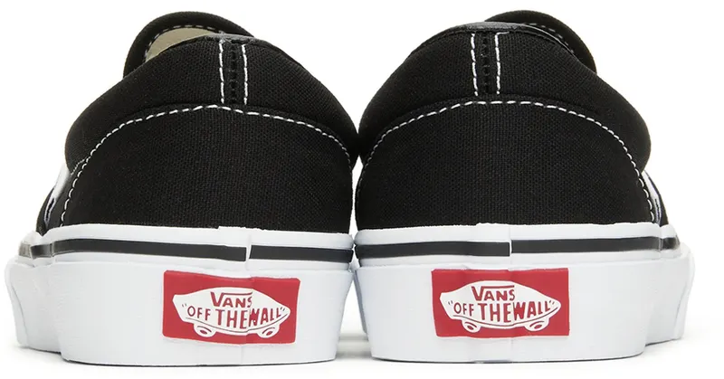 Vans Kids Black Classic Slip-On Little Kids (VN000ZBU6BT1)