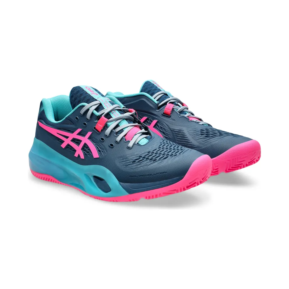 ASICS GEL-RESOLUTION X PADEL “Mako Blue / Hot Pink” (1041A492-400)