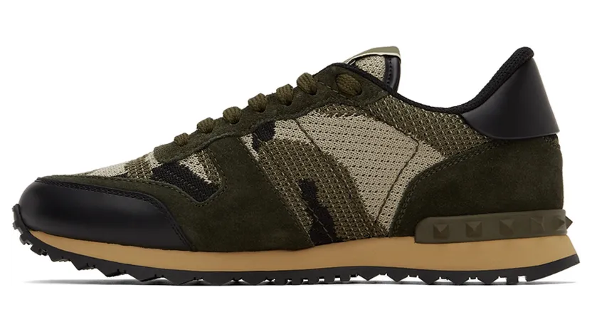 Valentino Garavani Camo Mesh Rockrunner “Green” (WY2S0723QRK) (3)