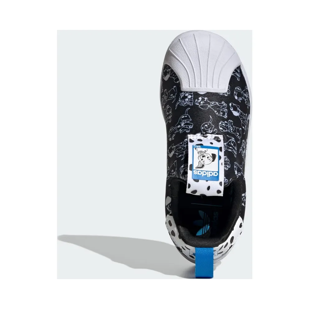 adidas Originals x Disney 101 Dalmatiërs Superstar 360 Kids Core Black / Cloud White / Bright Blue (ID9710)