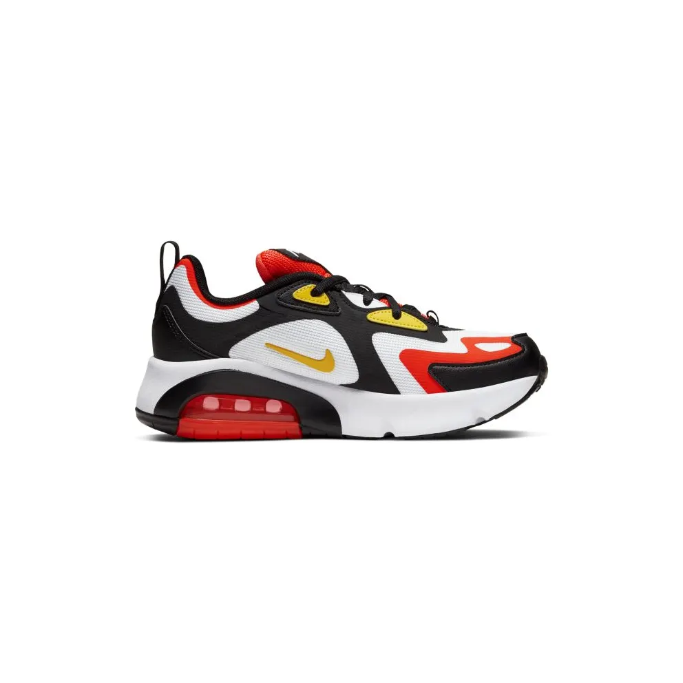 Nike Air Max 200 Black Bright Crimson (GS) Black/White/Bright Crimson (AT5627-005)