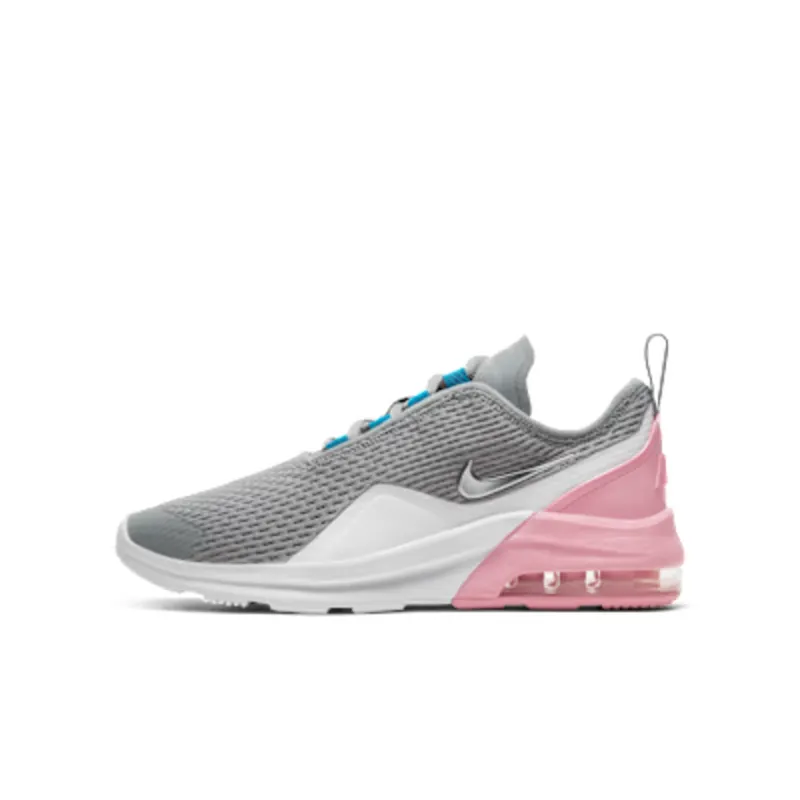 Nike Air Max Motion 2 “Light Smoke Grey / Pink / Laser Blue / Metallic Silver” (AQ2741-017)