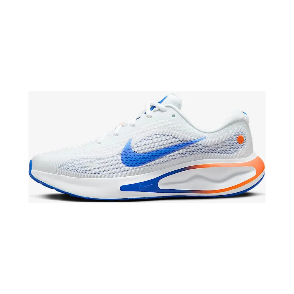 Nike Journey Run “White / Total Orange / Platinum Tint / Racer Blue” (HQ4218-100)