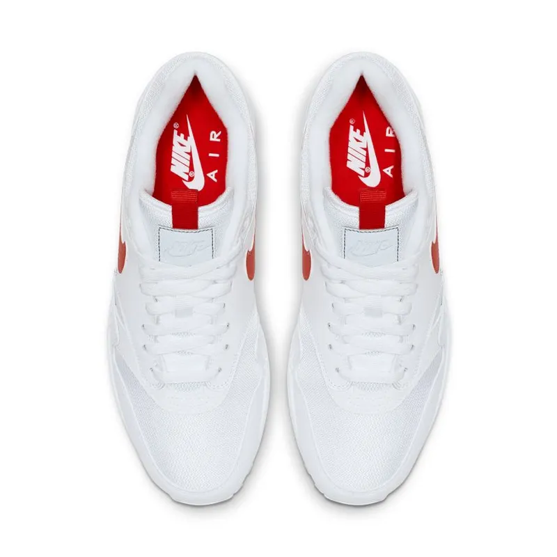 Nike Air Max 1 Tongue Tab White Team Orange White/Team Orange (CD1530-100)