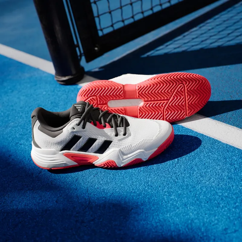 Adidas Solematch Control 2 Tennis Shoes Cloud White / Core Black / Silver Metallic (IH3088)