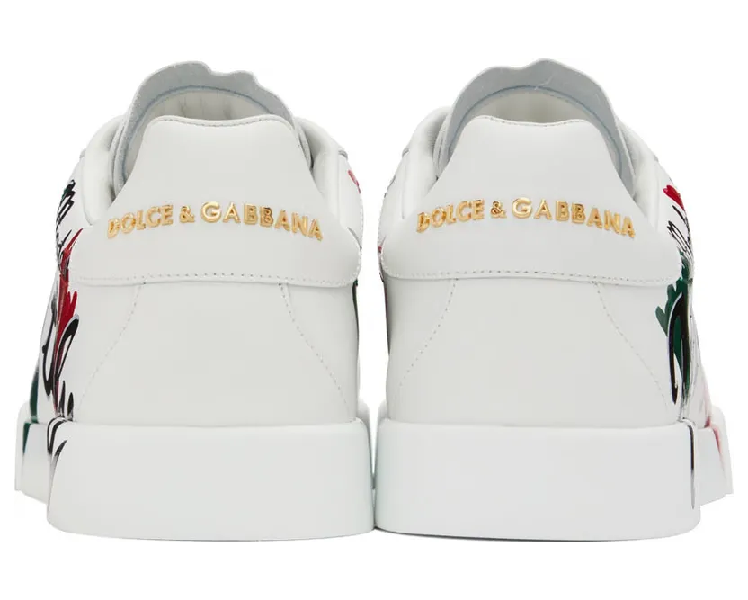 Dolce & Gabbana White Portofino Light Sneakers (CS1774 AV571) (2)