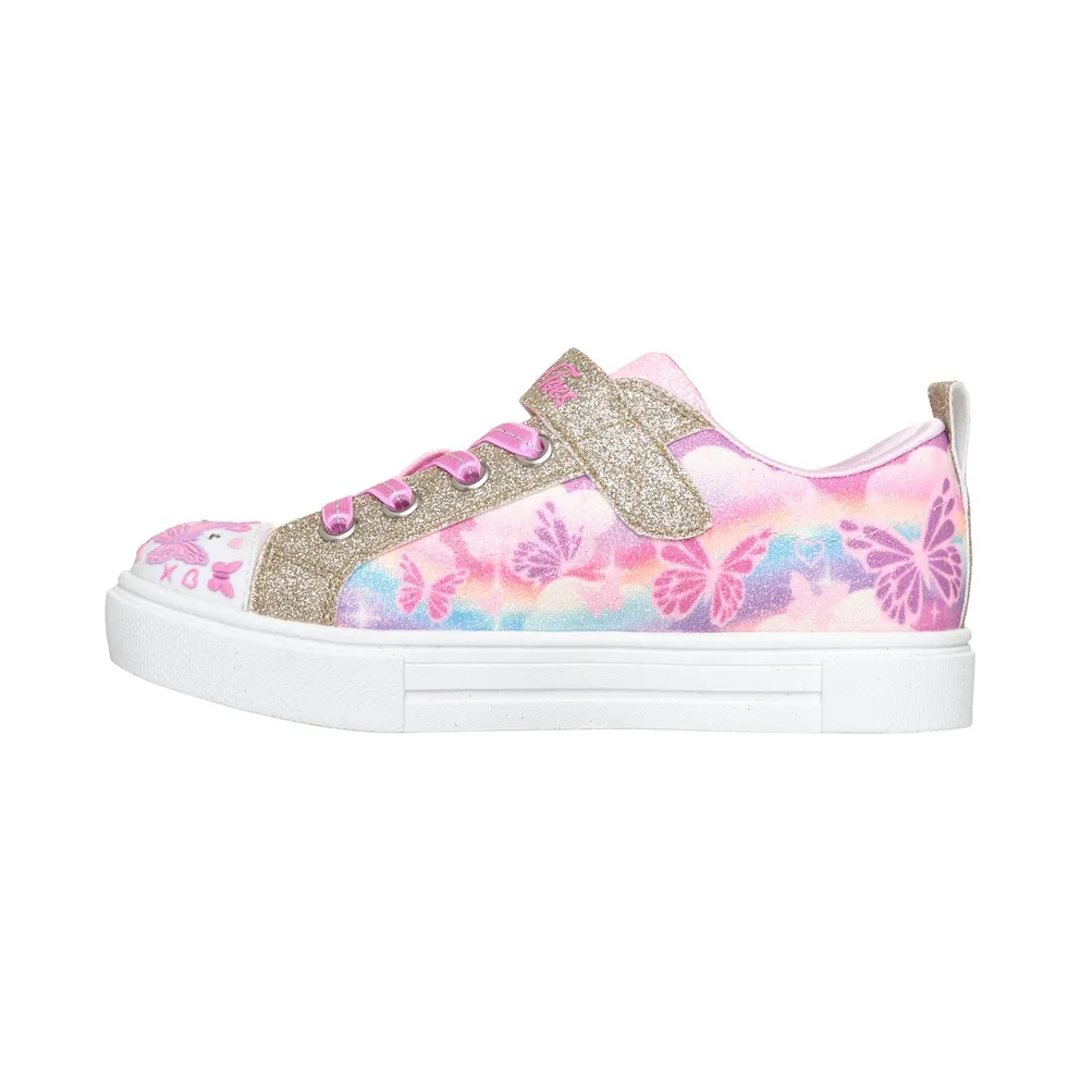 Skechers Twinkle Toes: Twinkle Sparks “Butterfly Sky Sneaker Pink” (314470CPKMT)