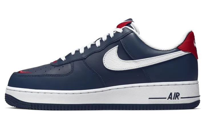 Nike Air Force 1 Low ‘USA’ Obsidian/White-University Red (CJ8731-400)