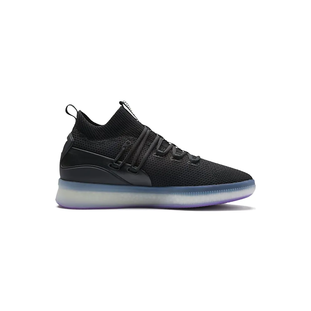 Puma Clyde Court Disrupt Black Electric Purple (191715-06)