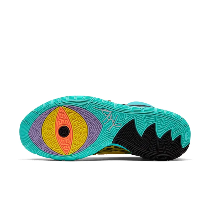 Nike Kyrie 6 Oracle Aqua Oracle Aqua/Black-Opti Yellow-Total Orange (BQ4630-300)