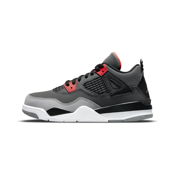 Jordan 4 Retro Infrared (PS) – “Dark Grey / Infrared 23-black-cement Grey” (BQ7669-061)